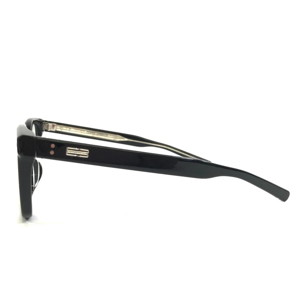 Gentle Monster Eyeglasses Frames EVAN Col.01 Shiny Black Silver 52-22-146